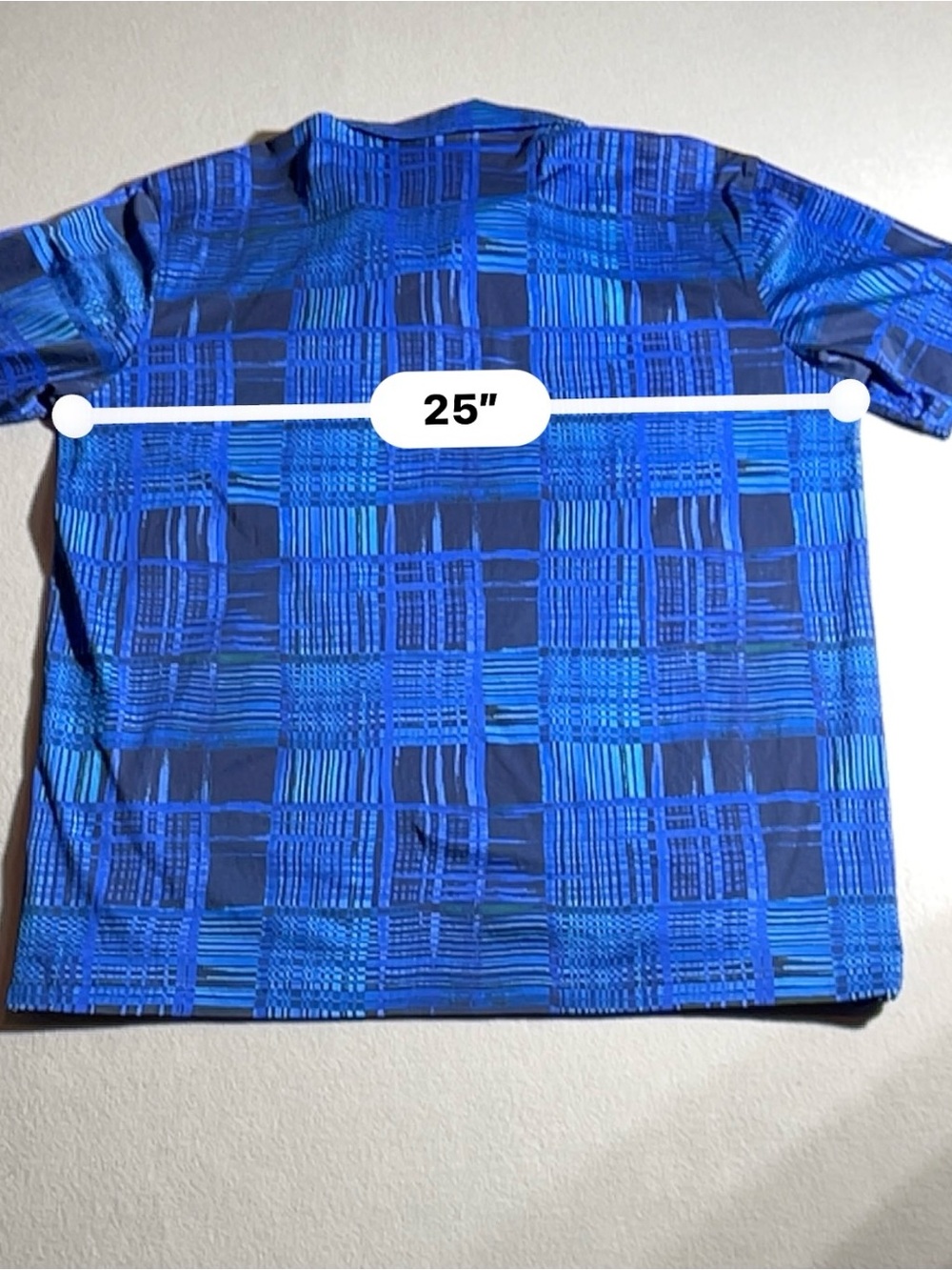 Bugatchi Blue Grid-Pattern Polo - Picture 5 of 6